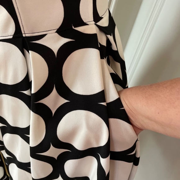 Boston Proper Fit and Flare Dress with Pockets - Picture 6 of 9